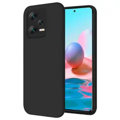 JOIGO - Carcasa Para Xiaomi Redmi Note 12 5G Goma Negro