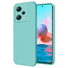 JOIGO - Carcasa Para Xiaomi Redmi Note 12 5G Goma Turquesa.