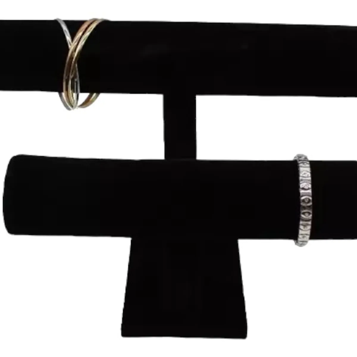 GENERICO - Exhibidores De Pulsera O Reloj terciopelo 2 Niveles