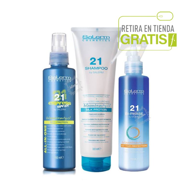 SALERM - SALERM 21 Kit Shampoo + Ac. express + Bi-fase