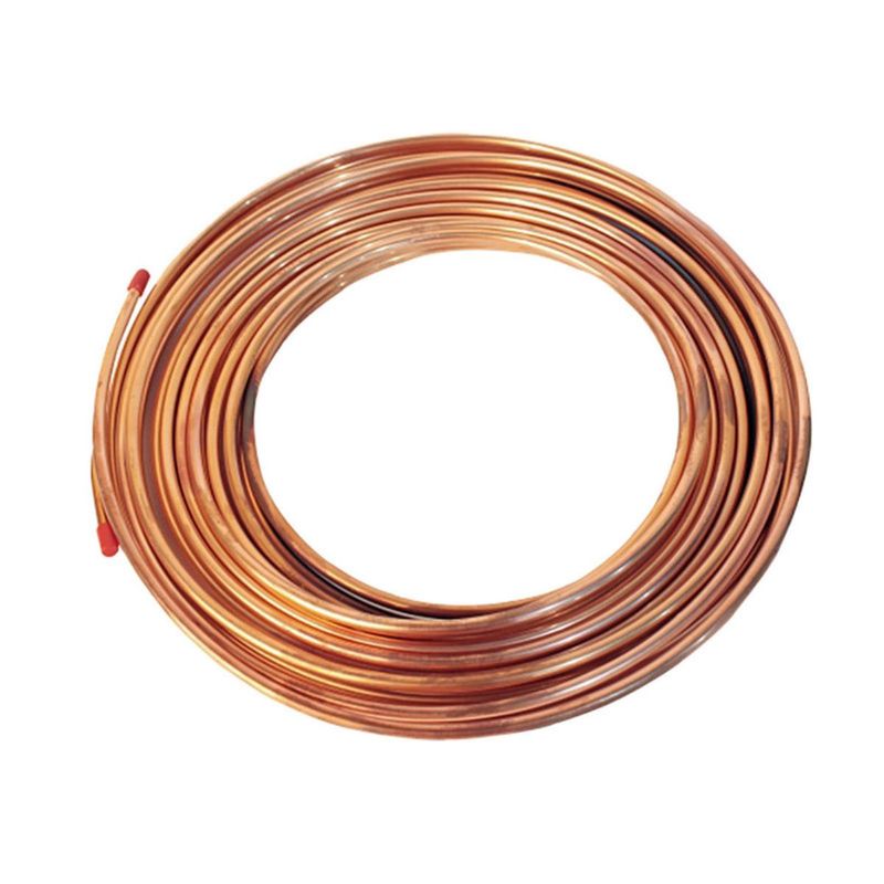 METALFER - Tubería De Cobre Flexible 1  2 x15  Mts