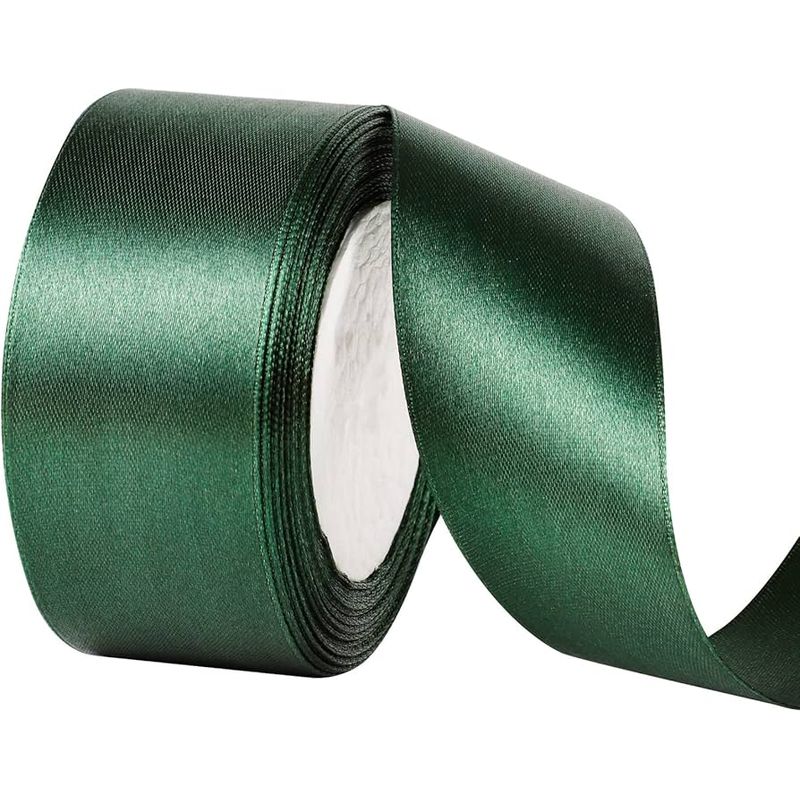 GENERICO - cinta de satin de 2.5 cm X 10 metros de largo VERDE
