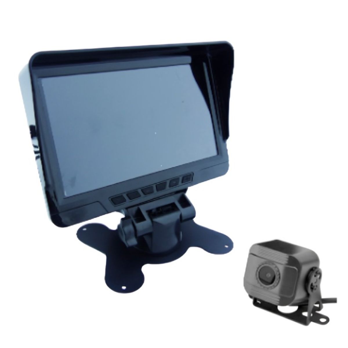 OEM - KIT PARA CAMION DVR Y PANTALLA 7" Y 2 CAMARAS (1 CAMARA INTEGRADA + 1 CAMARA)