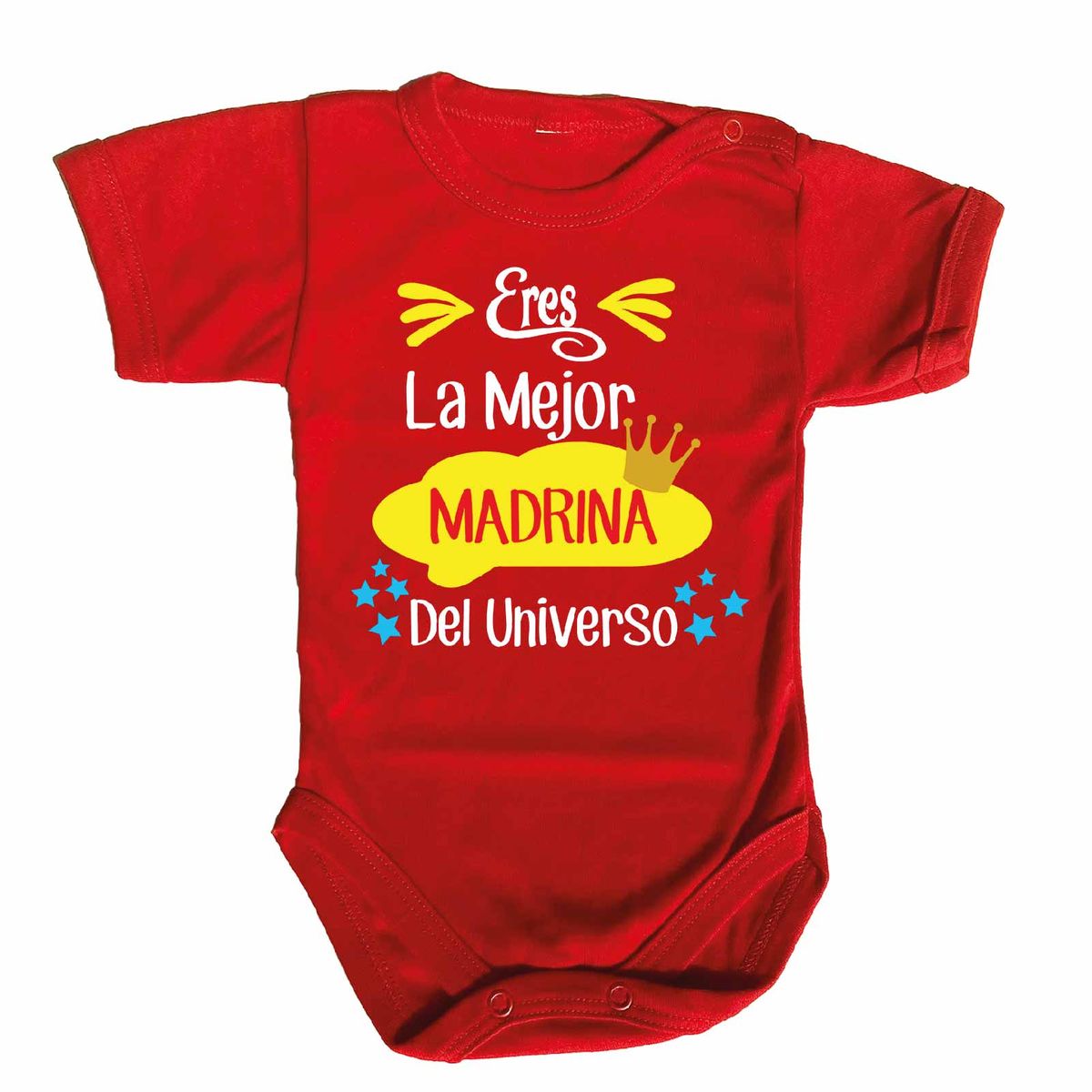 GENERICO - PILUCHOS  BODY DE BEBE LA MEJOR MADRINA DEL UNIVERSO