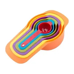 GENERICO - 6 Cucharas Medidoras Cocina Repostería Medida Tazas