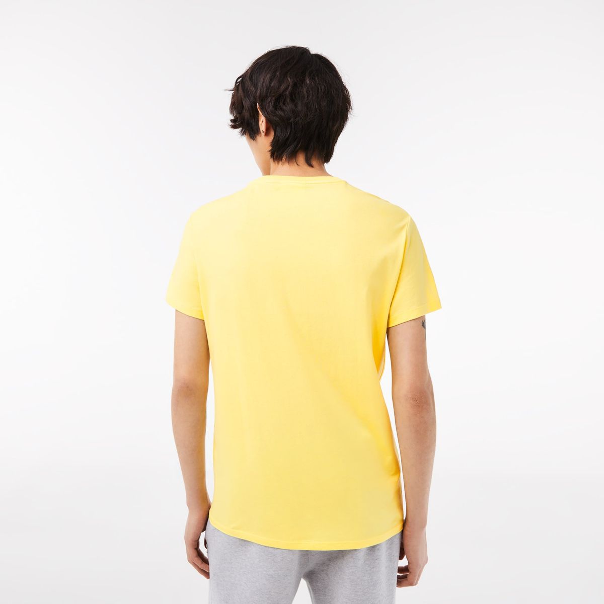 LACOSTE - Polera Lacoste TH6709 Hombre Amarillo LACOSTE