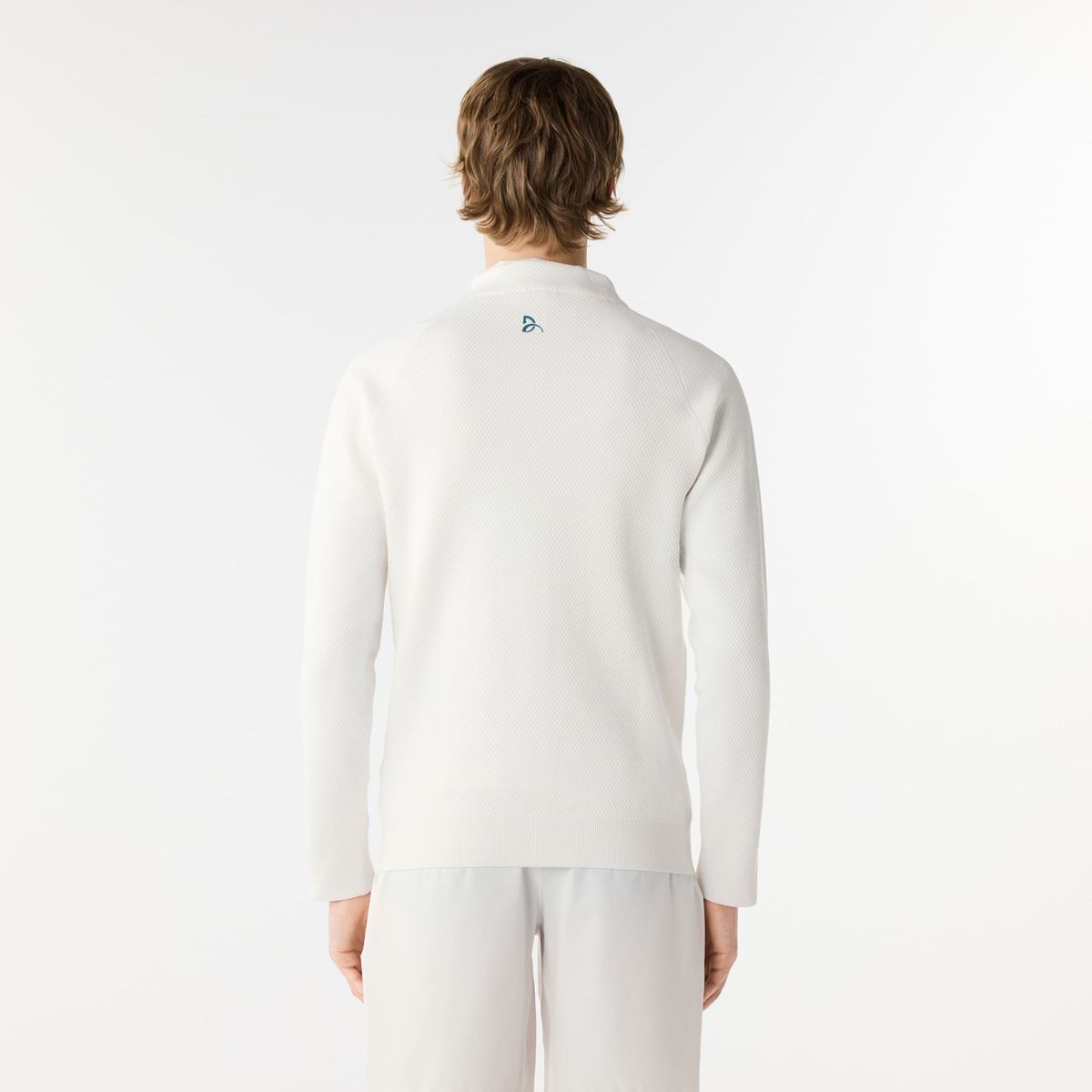 LACOSTE - Poleron Lacoste SH7541 Hombre Blanco invierno LACOSTE