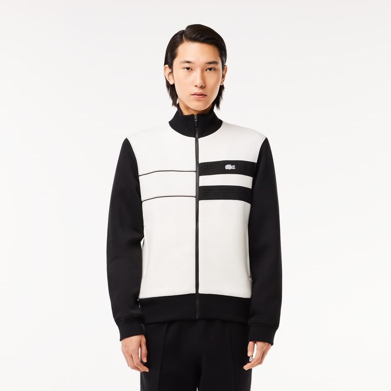 LACOSTE - Poleron Lacoste SH7490 Hombre Blanco LACOSTE