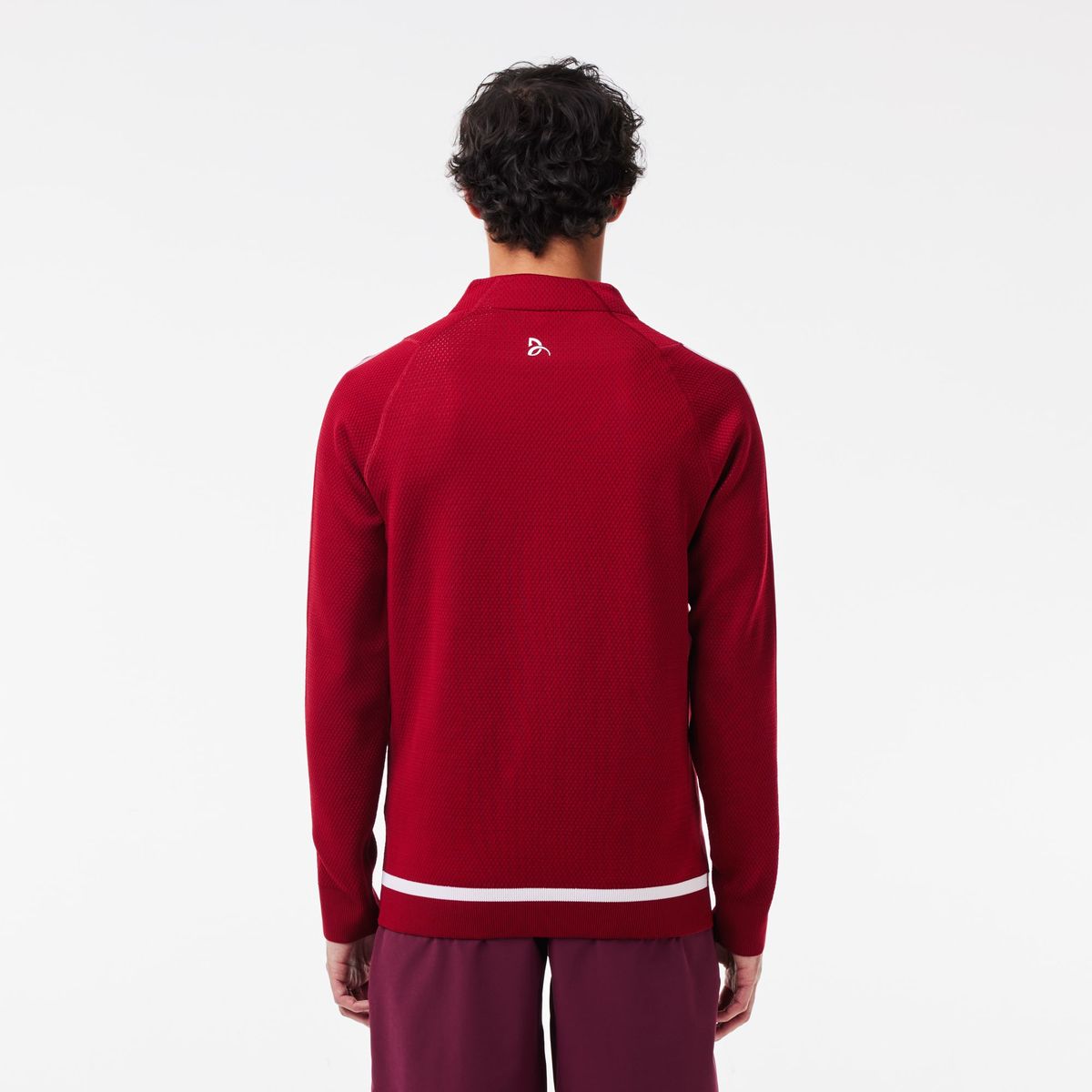 LACOSTE - Poleron Lacoste SH7541 Hombre Rojo LACOSTE