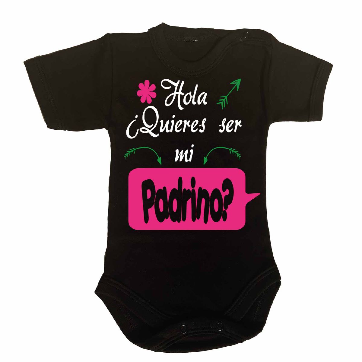 GENERICO - PILUCHOS BODY DE BEBE ¿QUIERES SER MI PADRINO