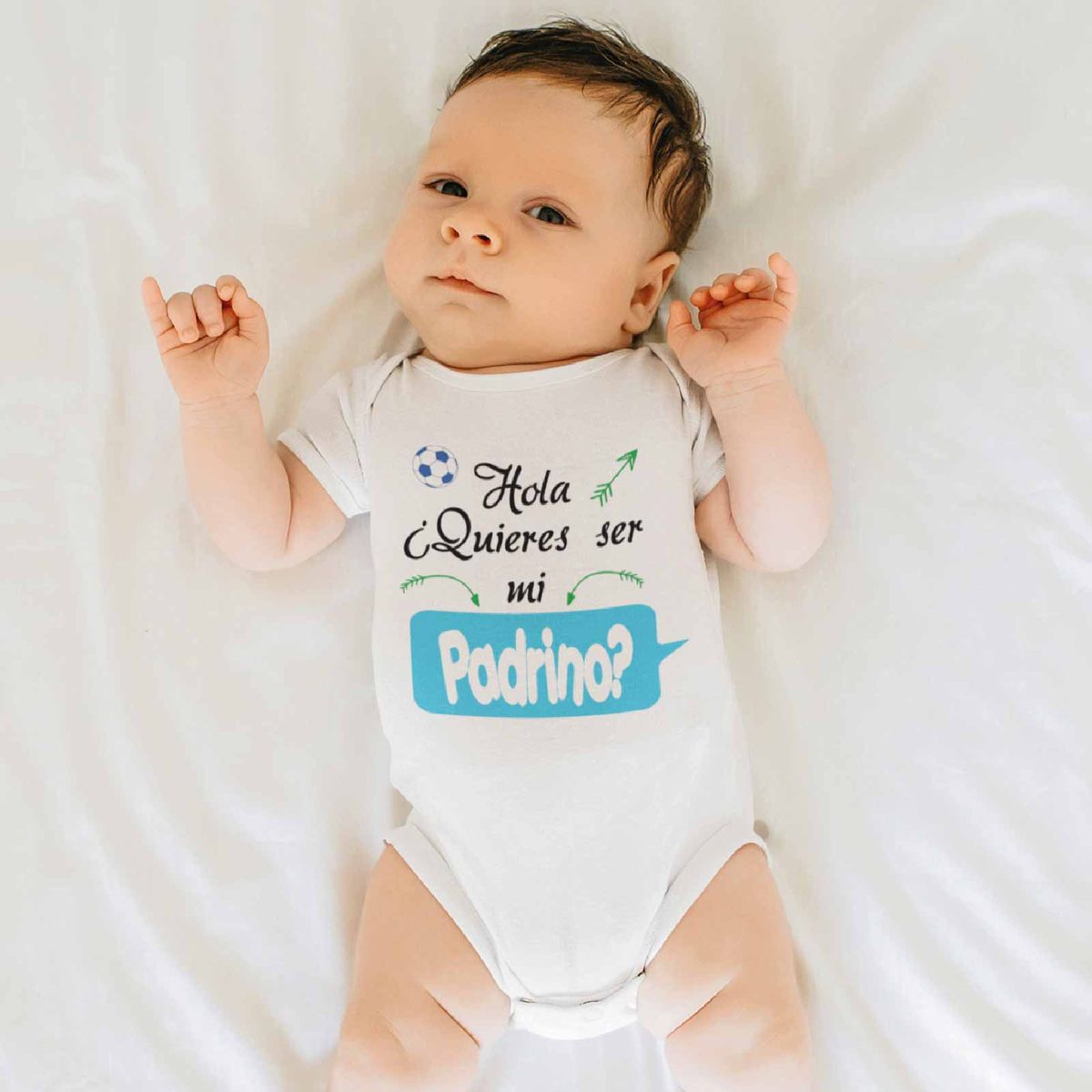GENERICO - PILUCHOS BODY DE BEBE ¿QUIERES SER MI PADRINO