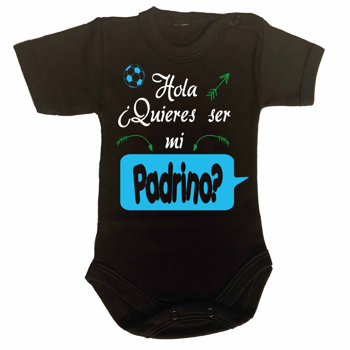 GENERICO - PILUCHOS BODY DE BEBE ¿QUIERES SER MI PADRINO