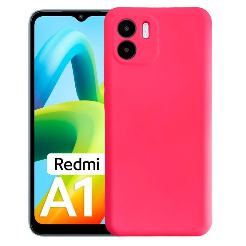 JOIGO - Carcasa Para Xiaomi Redmi A1 Goma Fucsia
