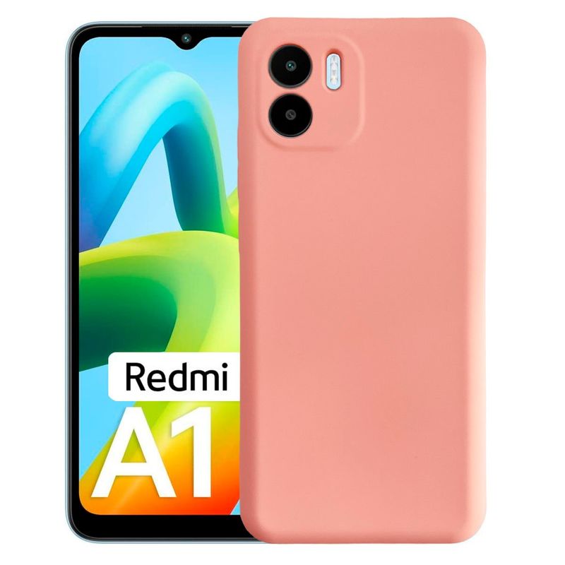 JOIGO - Carcasa Para Xiaomi Redmi A1 Goma Rosa.