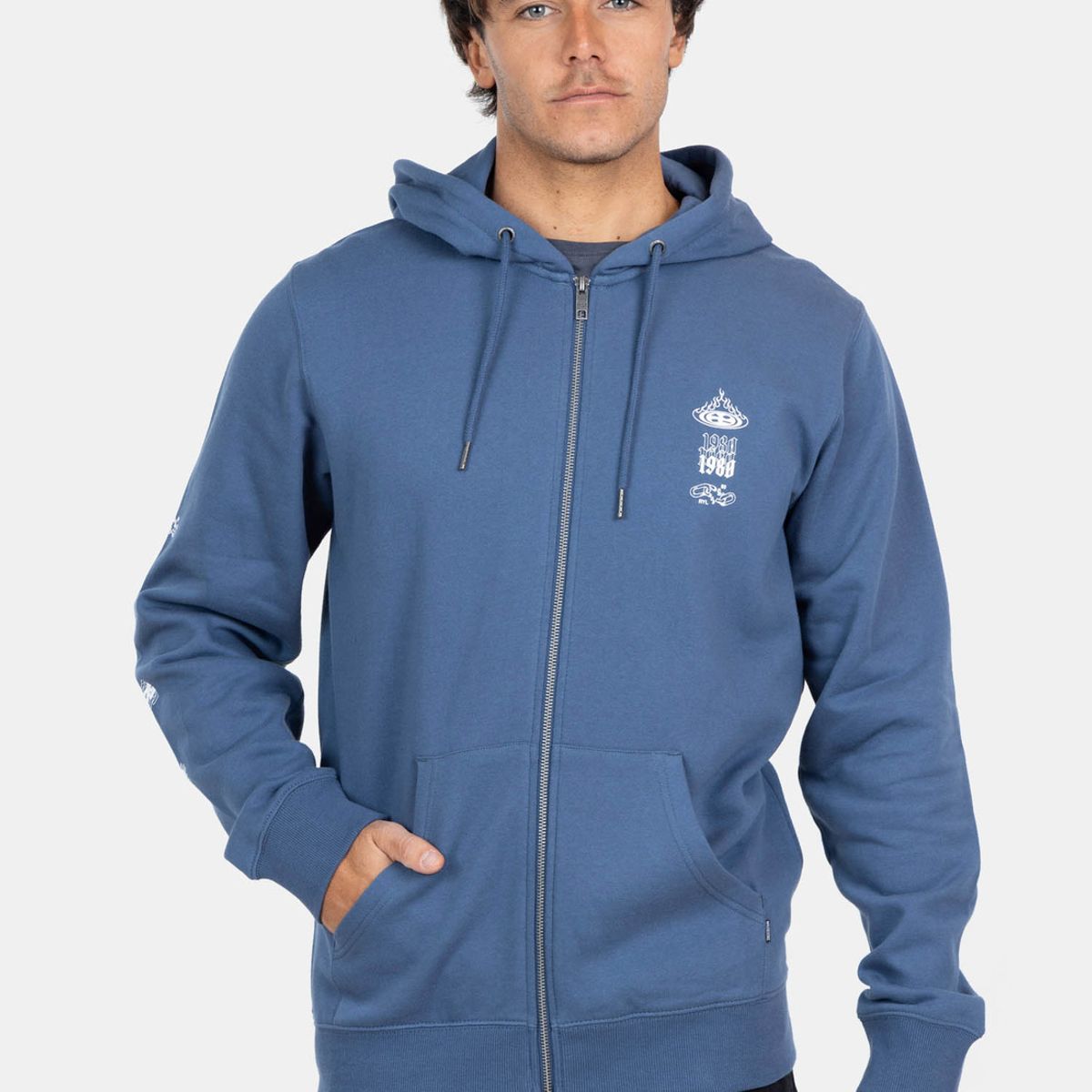 MAUI AND SONS - Poleron  Established 1980 Hoodies Azul Hombre Maui And Sons