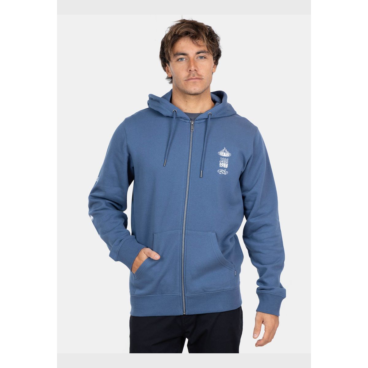 MAUI AND SONS - Poleron  Established 1980 Hoodies Azul Hombre Maui And Sons