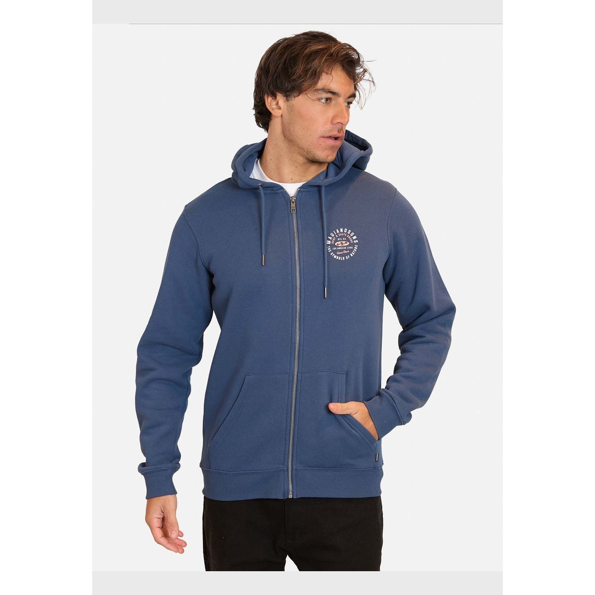 MAUI AND SONS - Poleron Sweatshirt  Ride Your Life Azul Hombre Maui And Sons