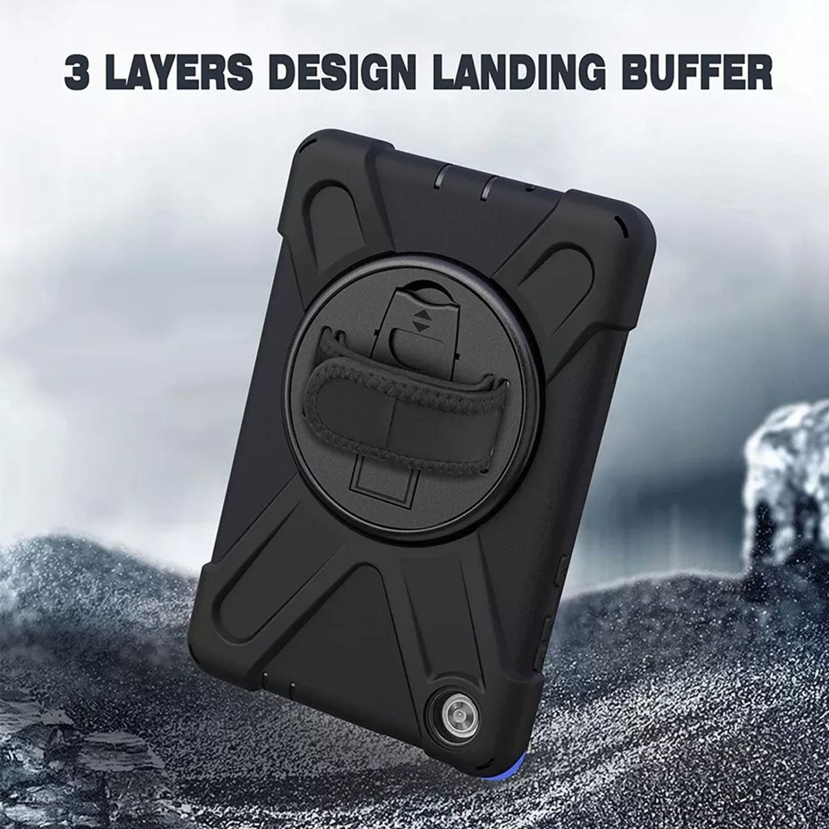 GENERICO - Funda Antigolpes compatible con Lenovo Tab M10 3era Generación Negro