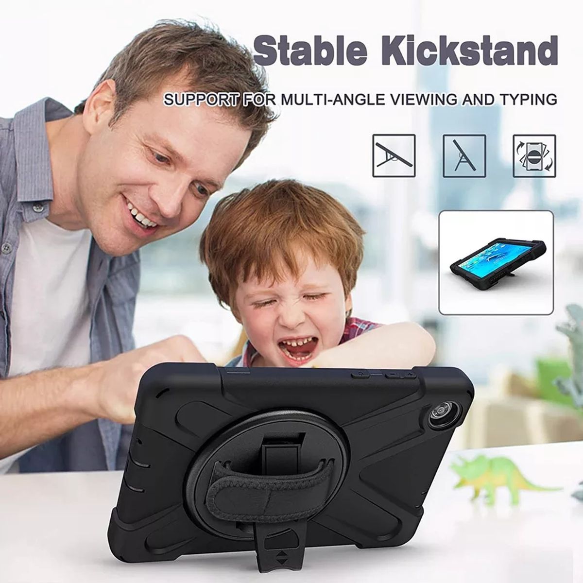 GENERICO - Funda Antigolpes compatible con Lenovo Tab M10 3era Generación Negro