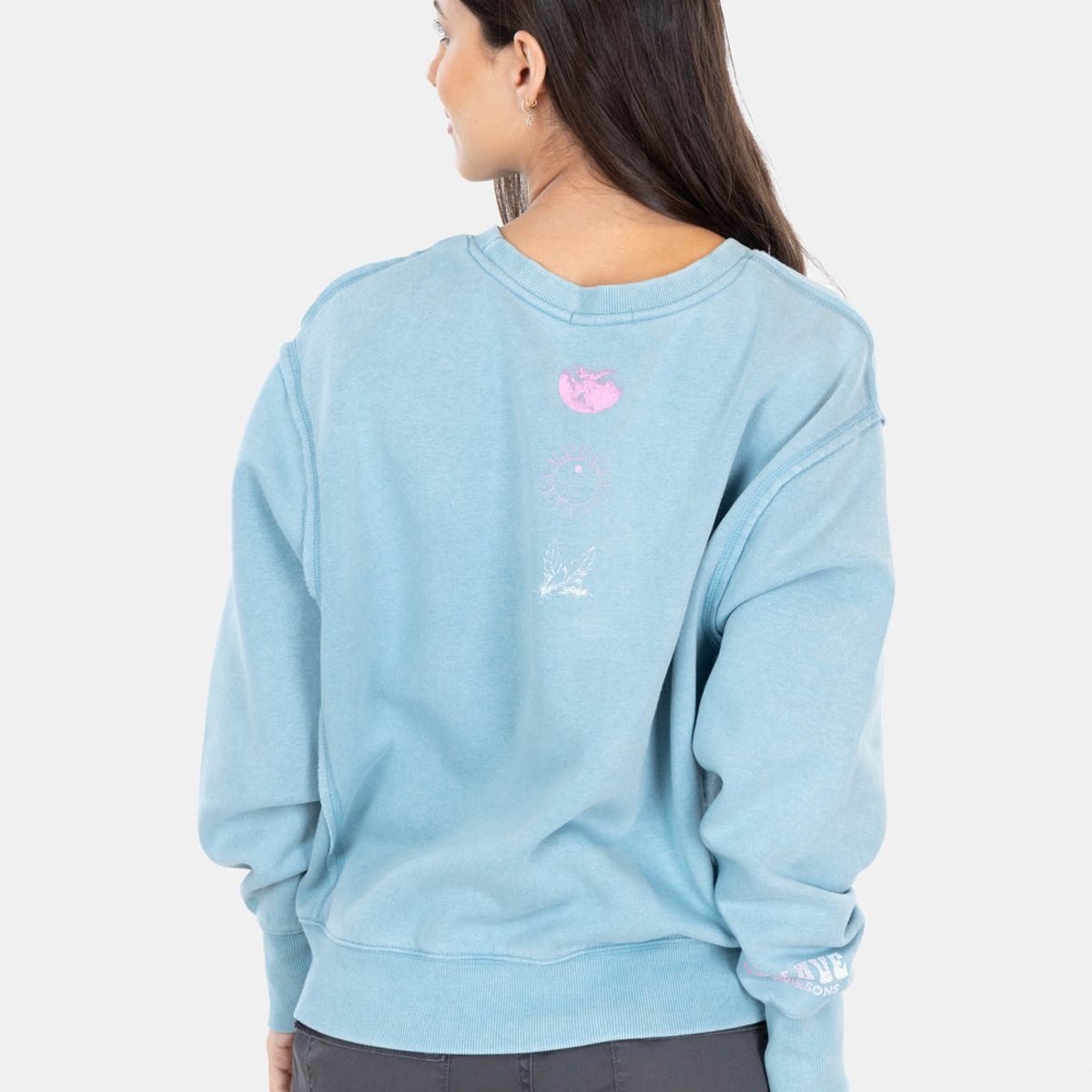 MAUI AND SONS - Poleron Cuello Redondo Chill Out Crewneck  Mujer Maui And Sons