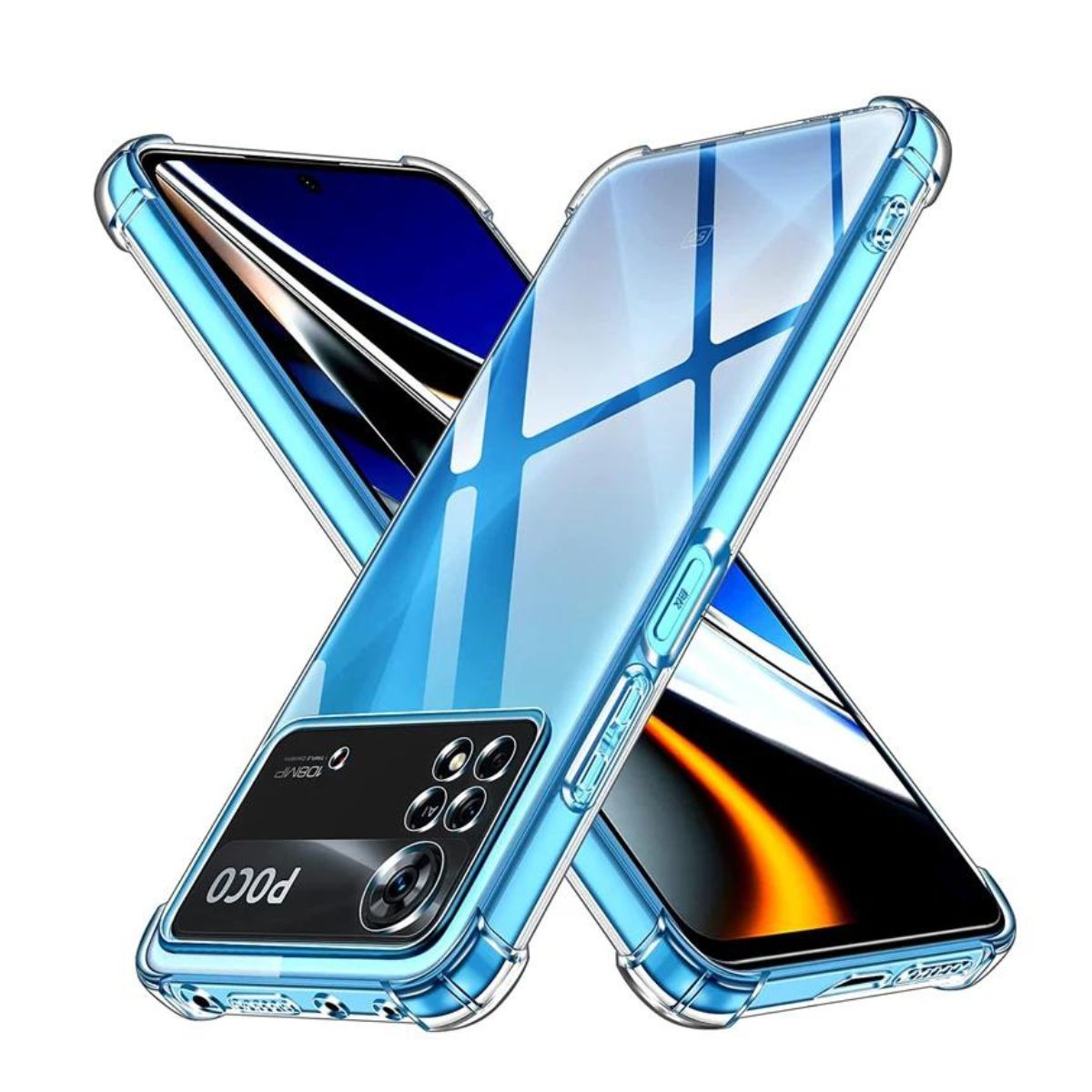 GENERICO - Carcasa Transparente Reforzada Para Xiaomi Poco M4 Pro 4g