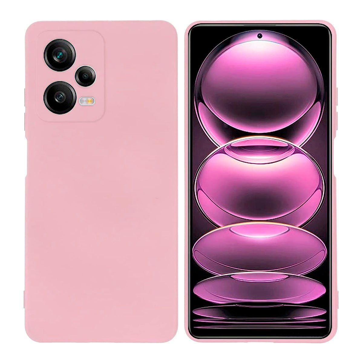 JOIGO - Carcasa Para Xiaomi Redmi Note 12 Pro / Note 12 Pro Plus Rosado
