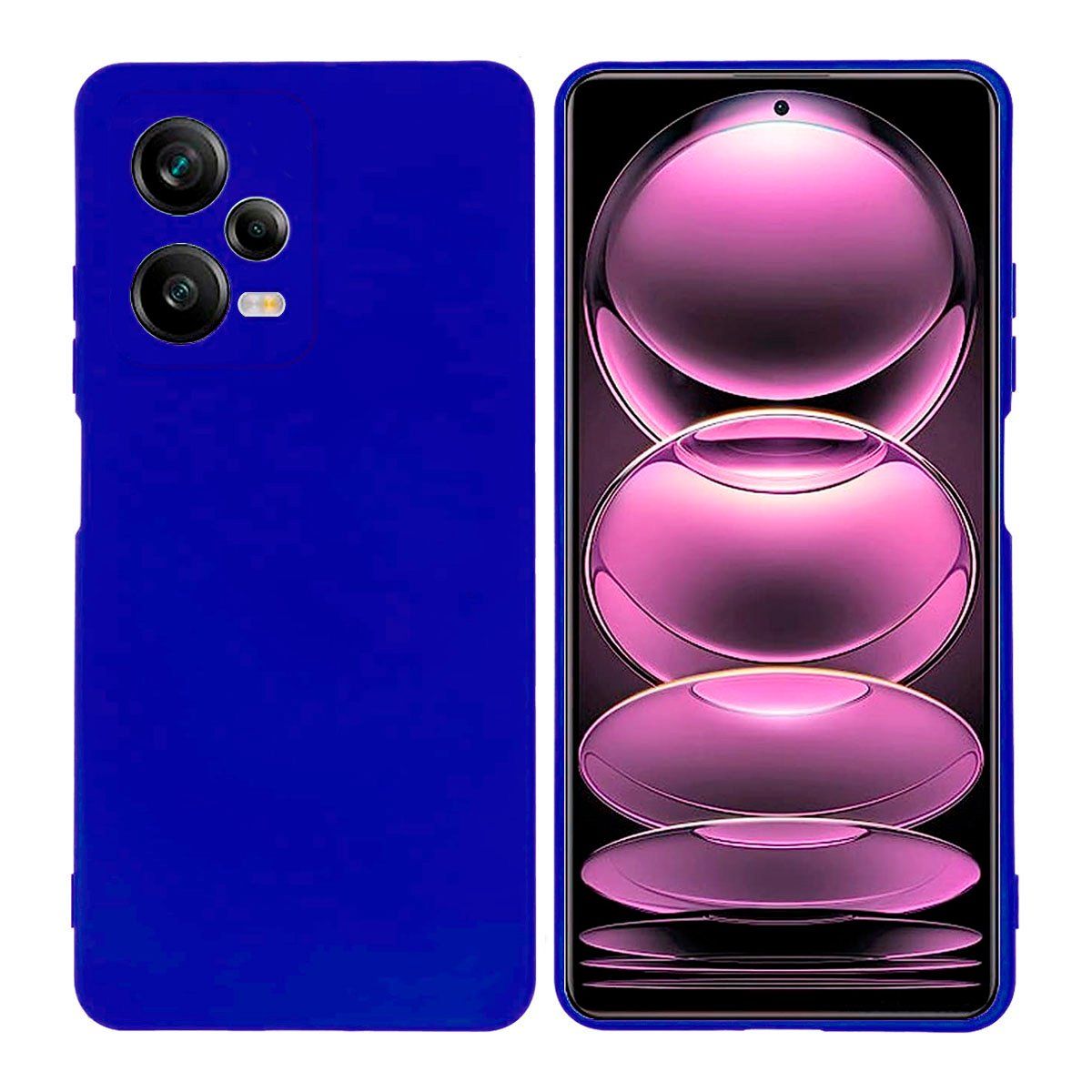 JOIGO - Carcasa Para Xiaomi Redmi Note 12 Pro / Note 12 Pro Plus Azul