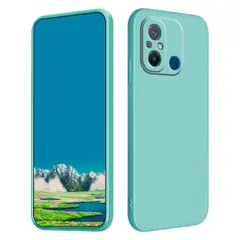 JOIGO - Carcasa Para Xiaomi Redmi 12C Goma Turquesa