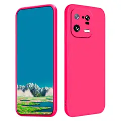 JOIGO - Carcasa Funda Para Xiaomi 13 Pro Goma Fucsia.