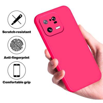 Imagen 2 del producto Carcasa Funda Para Xiaomi 13 Pro Goma Fucsia