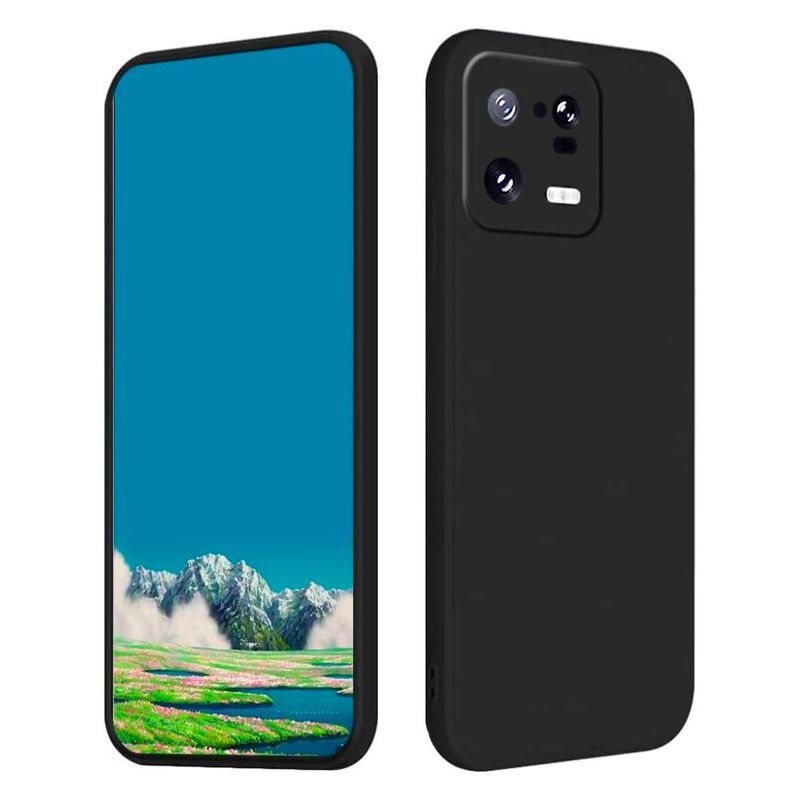 JOIGO - Carcasa Funda Para Xiaomi 13 Pro Goma Negro.