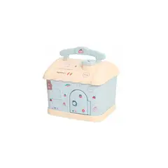 IMPORTCLICK - Mini Alcancía Banco Didáctico Infantil Con Llave Rosado