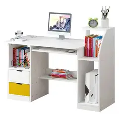 IMPORTCLICK - Escritorio Mesa Librero Gaveta Computador Blanco