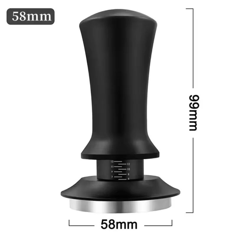 GENERICO - Tamper De Cafe A Presión 58mm Compactador Circular Espiral Regulable
