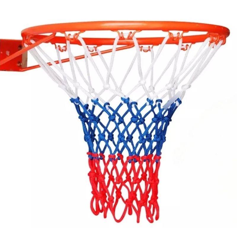 TRAINING PRO - Malla Red De Basquetbol Tricolor (par)