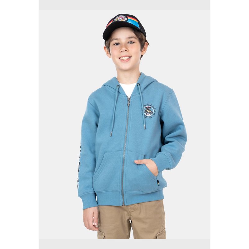 MAUI AND SONS - Poleron Venice Beach Lax Hoodies Celeste  Niño Maui And Sons