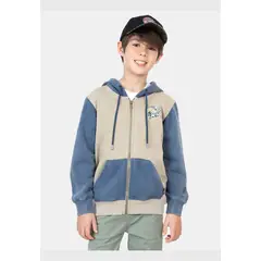 MAUI AND SONS - Poleron Shark Man Surf Hoodies Café Niño