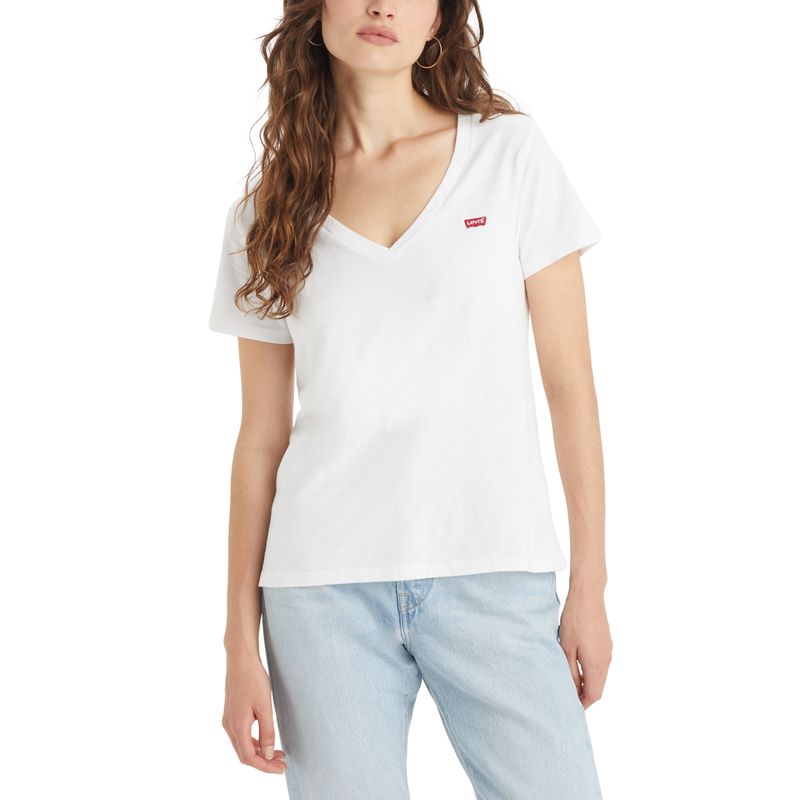LEVIS - Polera Mujer Regular Fit Blanco Levis