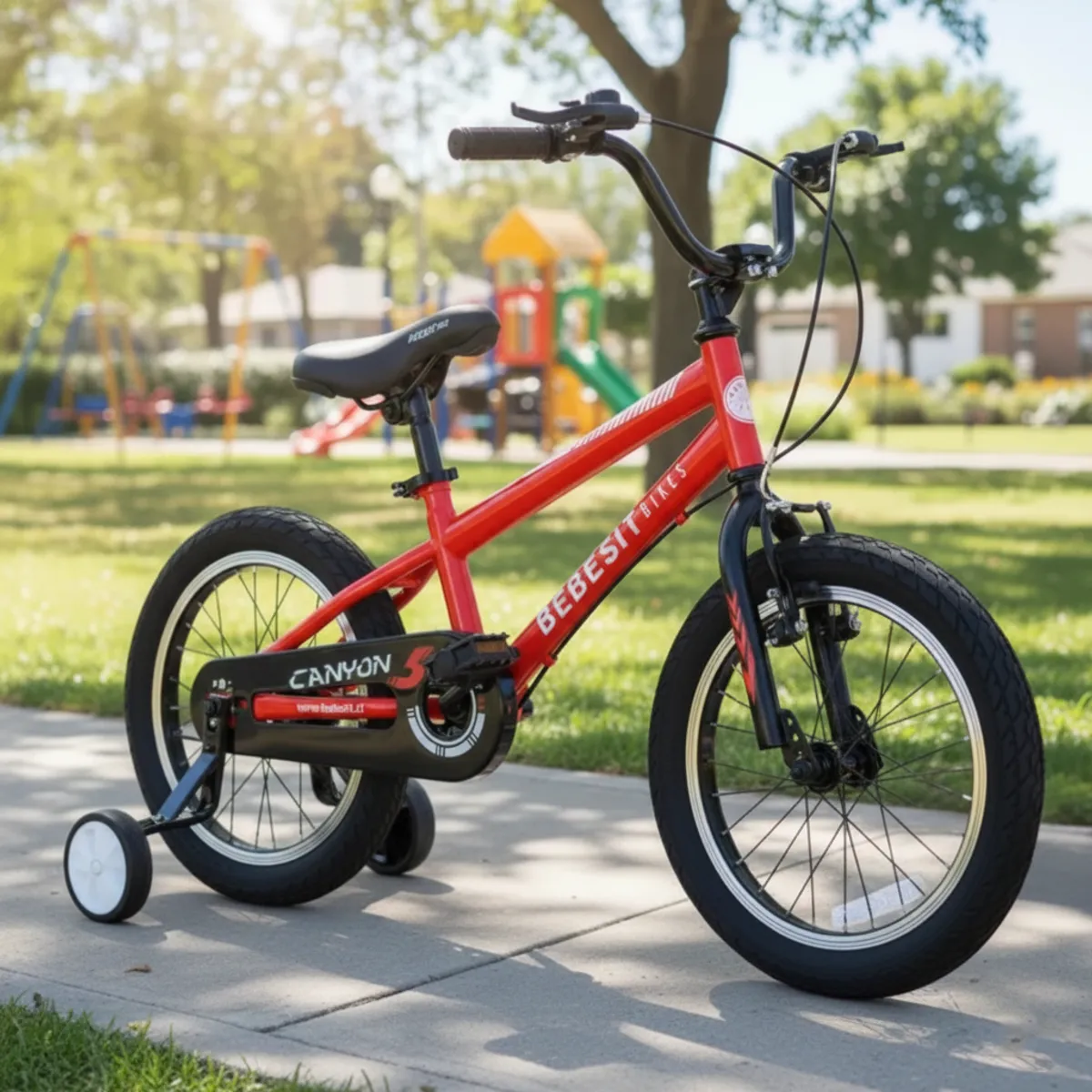 BEBESIT - Bicicleta Infantil Canyon Aro 16 Rojo Bebesit