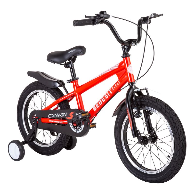 BEBESIT - Bicicleta Infantil Canyon Aro 16 Rojo Bebesit