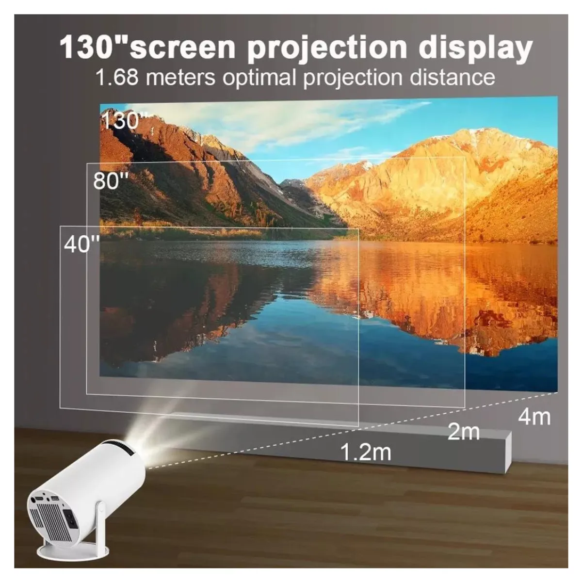 LINE - Proyector MagCubic HY300 4K Android 11 Bluetooth HDMI