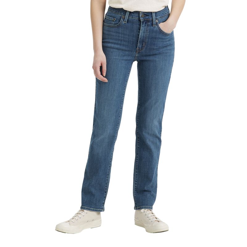 LEVIS - Jeans Mujer 724 High Rise Straight Azul Levis