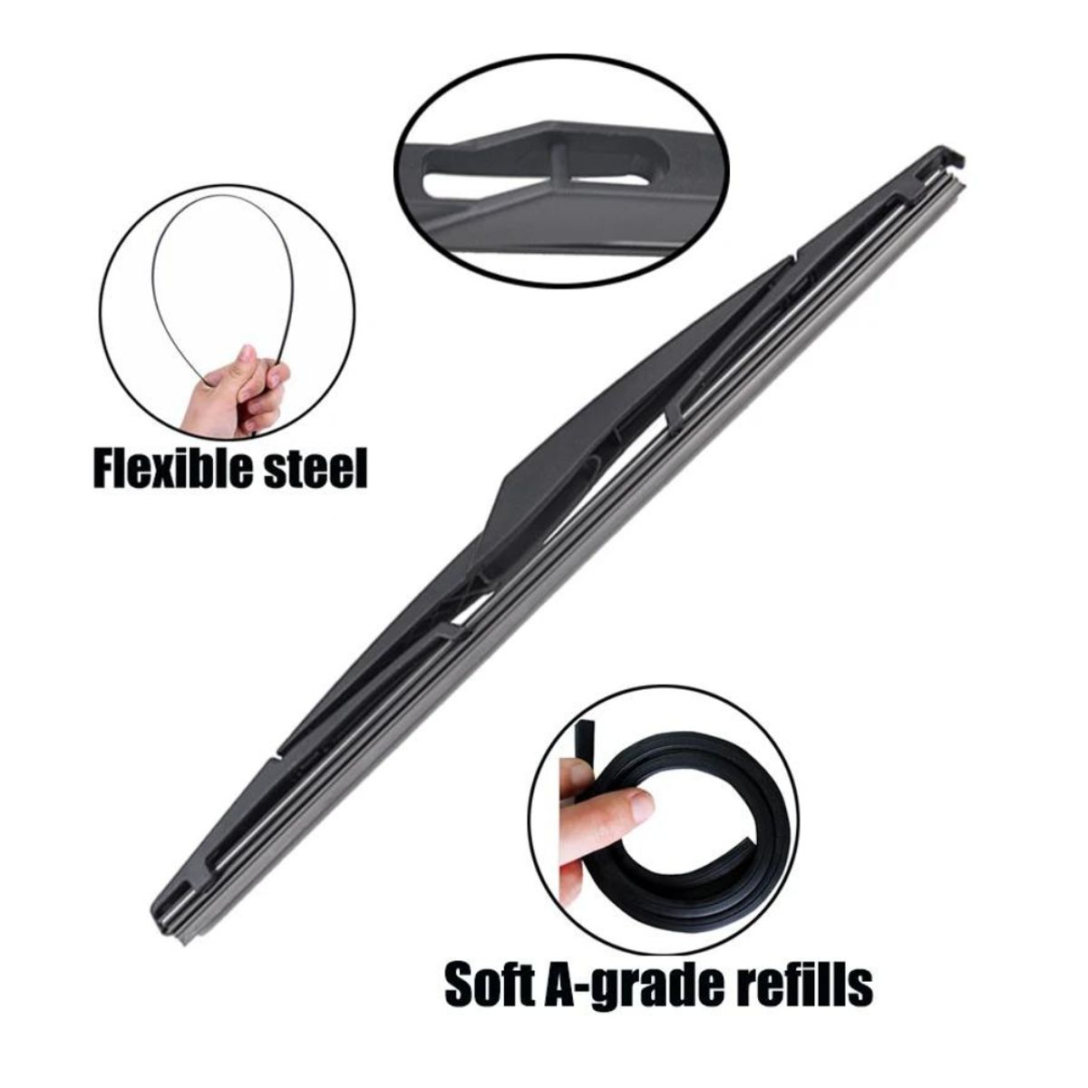 GENERICO - Brazo + Plumilla Compatible Con Nissan Qashqai J10 2006-2013