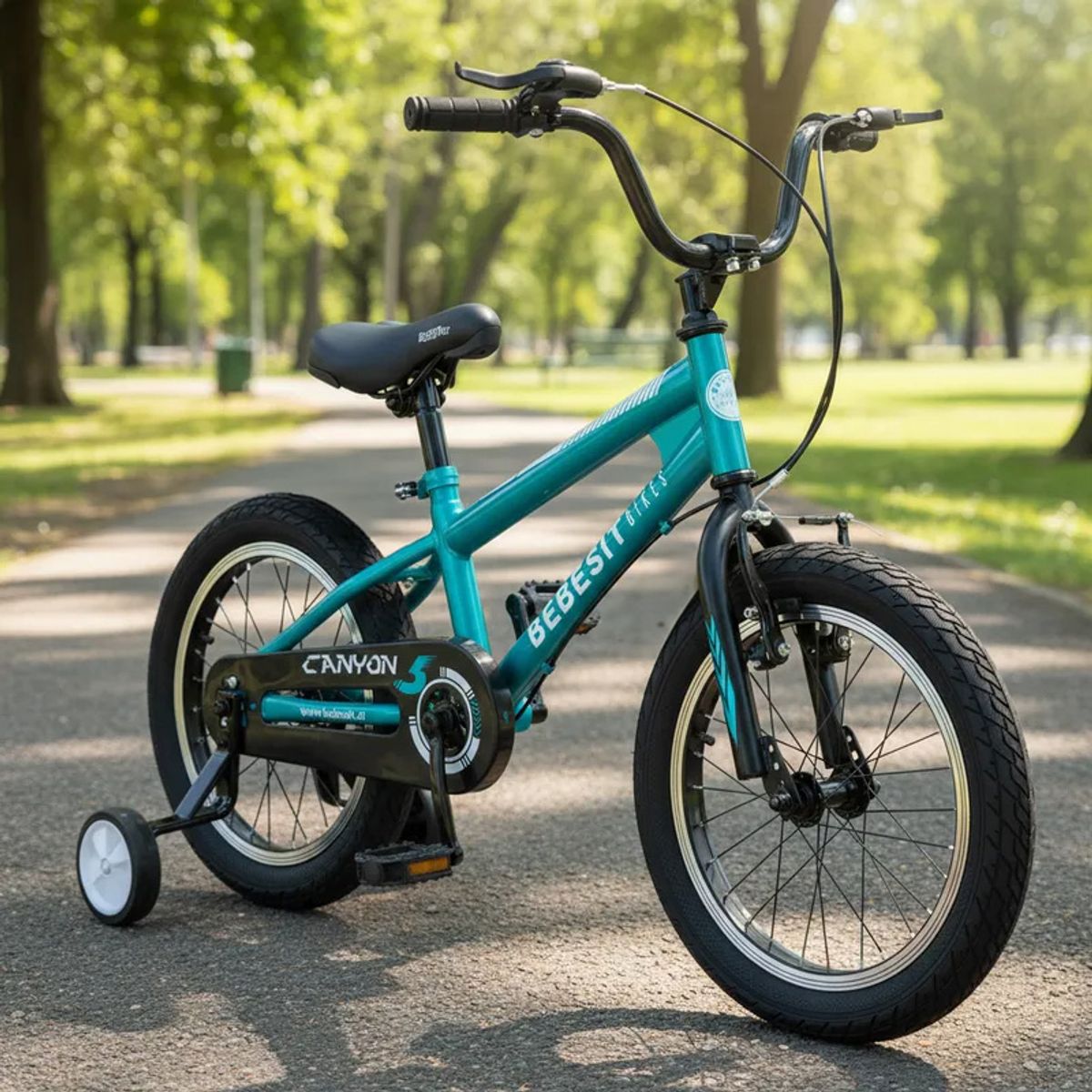 BEBESIT - Bicicleta Infantil Canyon  Aro 16 Verde Bebesit