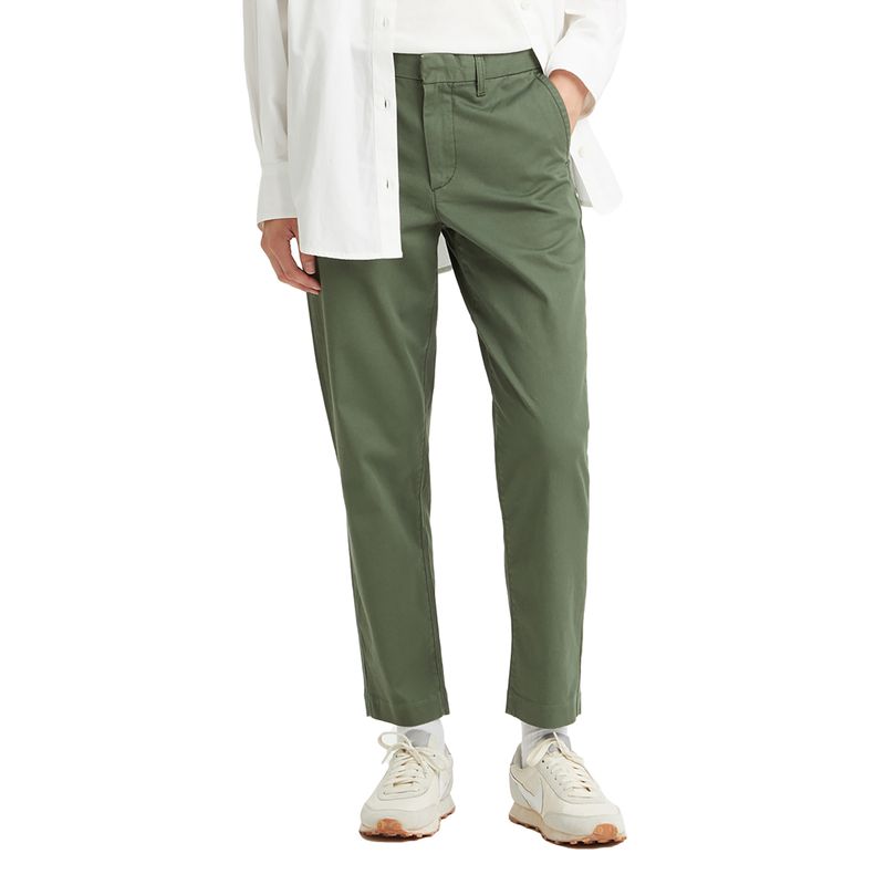 LEVIS - Pantalón Mujer Essential Chino Verde Levis