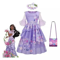 GENERICO - Disfraz Isabella para niñas talla 4