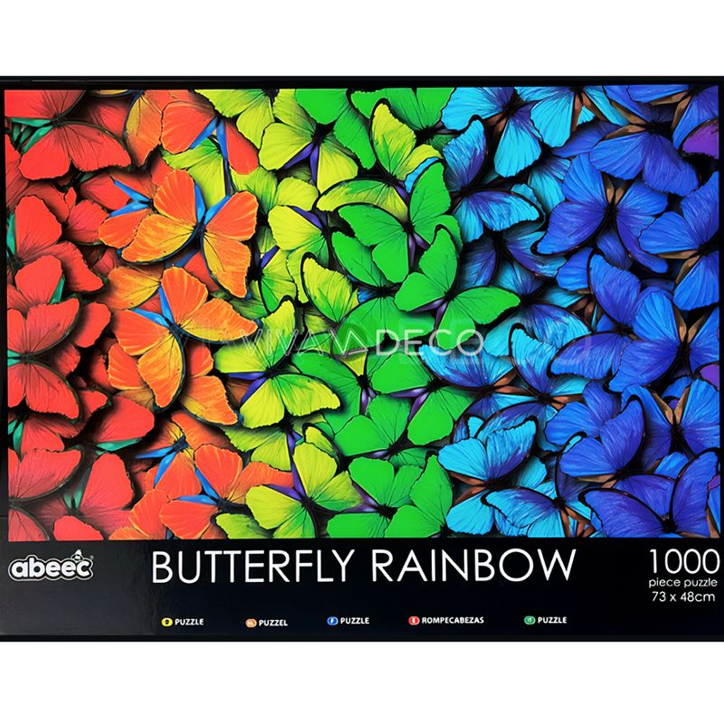 UNIVERSAL - Puzzle Rompecabezas 1000 Piezas MARIPOSAS