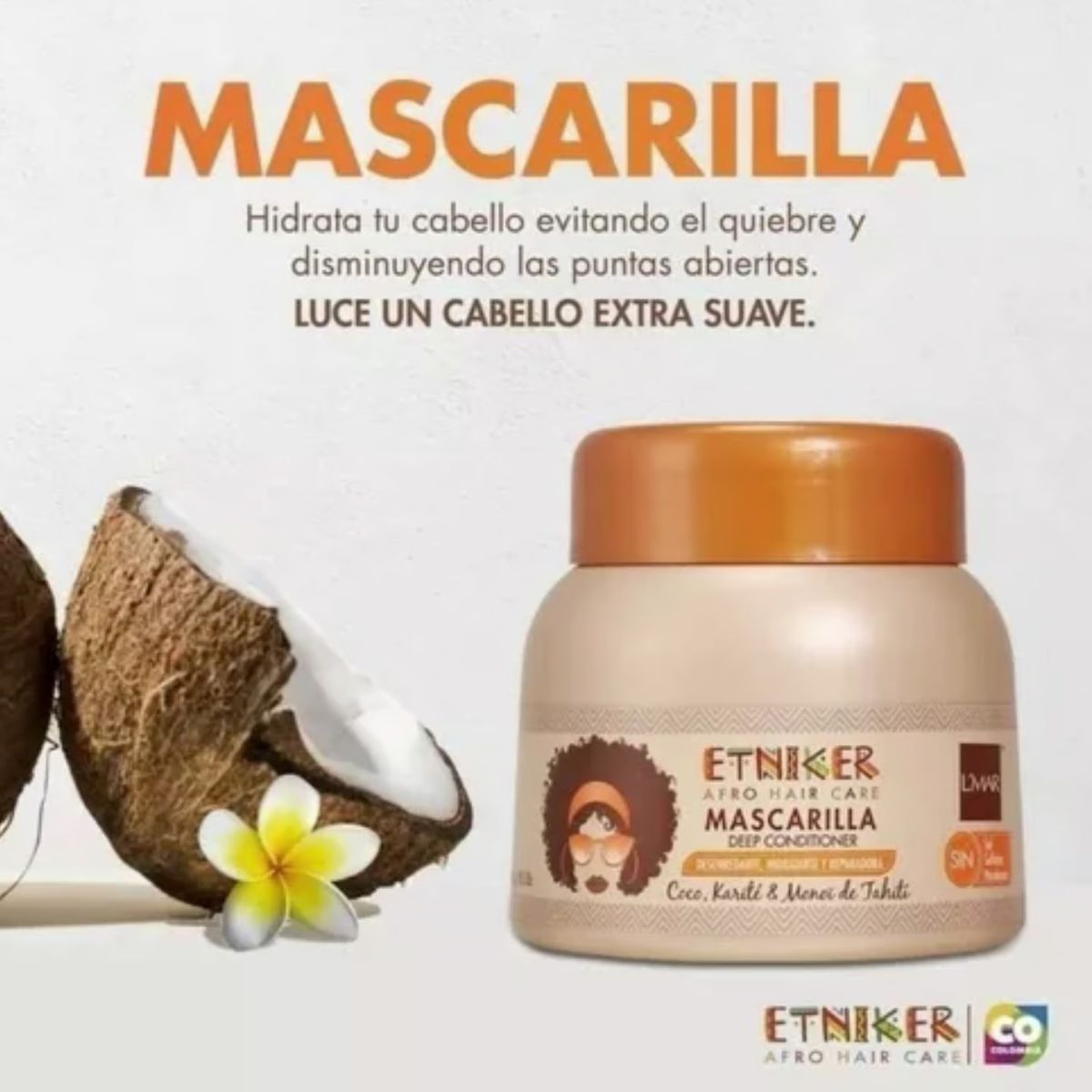 ETNIKER - MASCARILLA ACONDICIONADOR PROFUNDO ETNIKER 300G