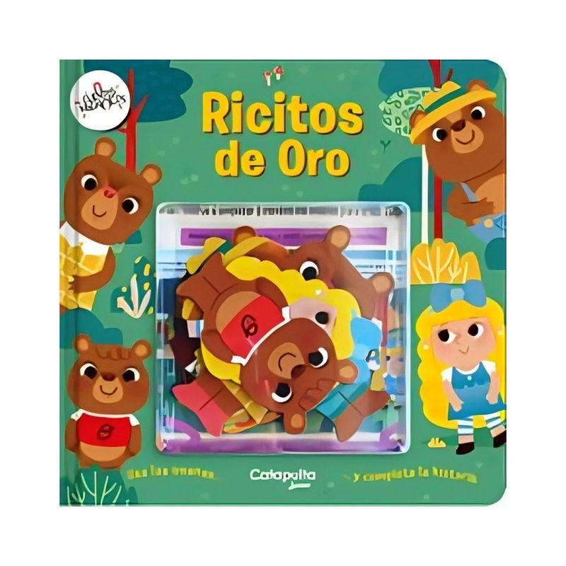 TOP10BOOKS - LIBRO CUENTOS MAGNÉTICOS: RICITOS DE ORO / RECLASIFICAR / CATAPULTA JUNIOR