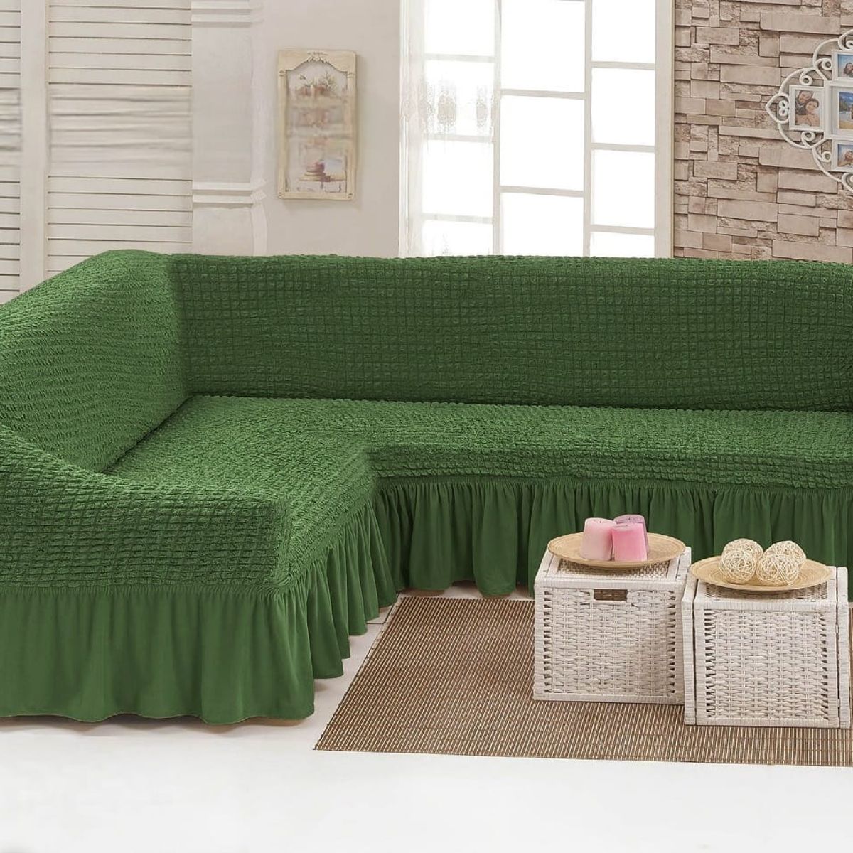 GENERICO - FUNDAS TURCAS PARA SOFA SECCIÓNALES EN L